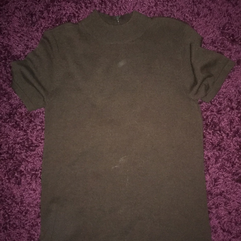 Brown turtleneck tunic